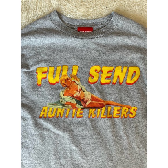 NELK BOYS Full Send Auntie Killers Long Sleeve Tee Medium - Picture 3 of 5